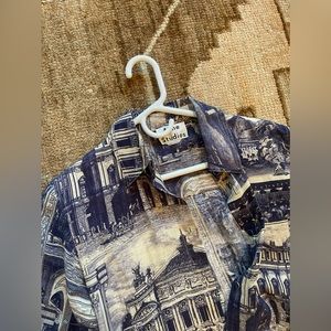 Acne Studios printed linen dress